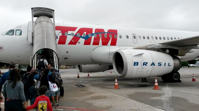 embarque em avião