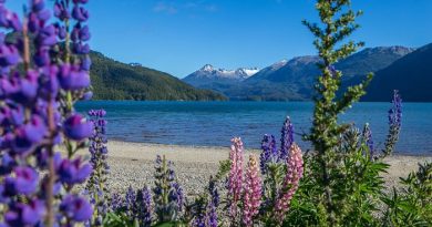 lago e montanha