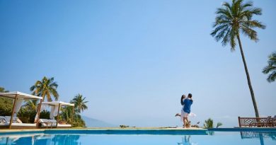 casal da piscina
