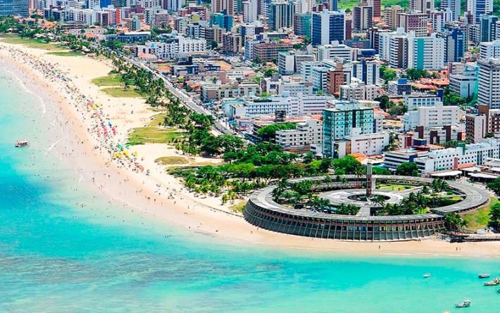 cidade na praia