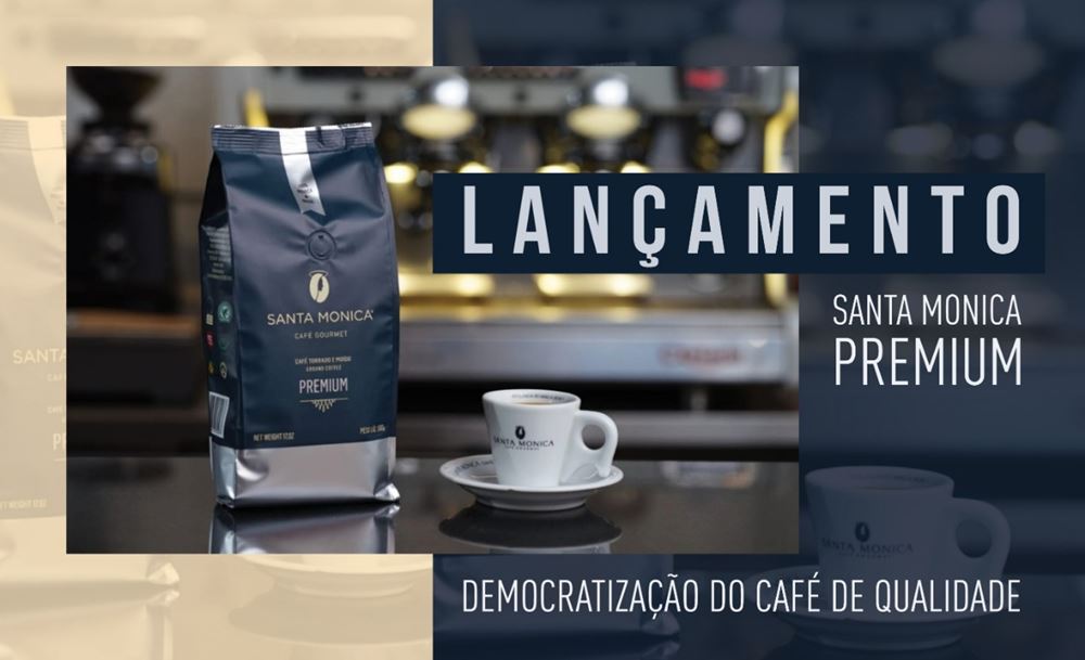 Café Gourmet Santa Monica lança o Premium 100 arábica