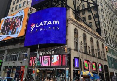 LATAM faz campanha publicitária no coração de Nova York LATAM