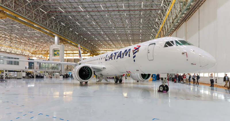 LATAM potencializa vendas nos Embraer E195 E2 LATAM