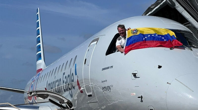 American Airlines retoma em setembro as operações em Caracas American Airlines