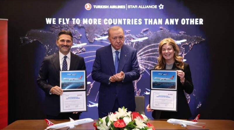 Turkish Airlines fecha compra de 150 jatos 737 MAX da Boeing Turkish Airlines